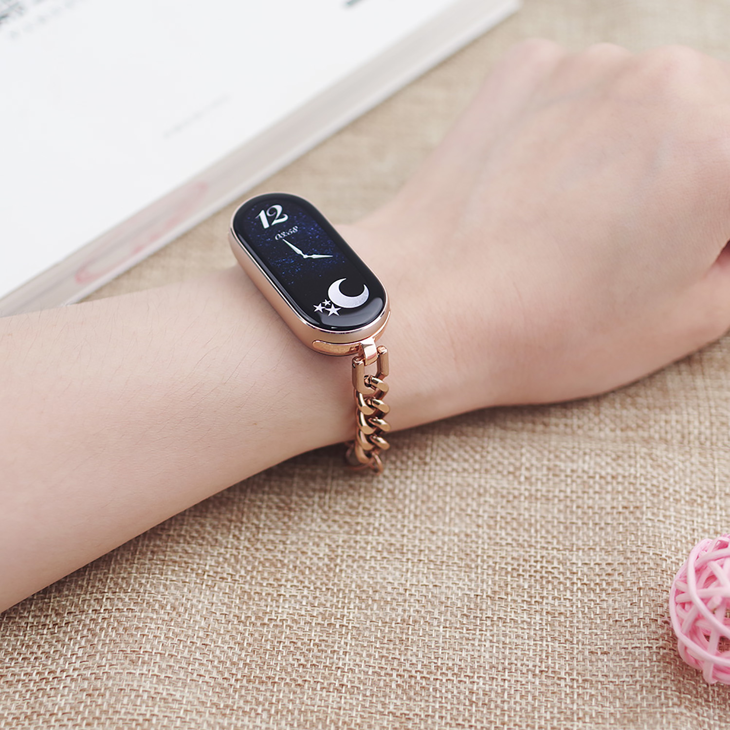 Health Wellness Bracelet - Pasek łańcuszkowy do Mi Band 11