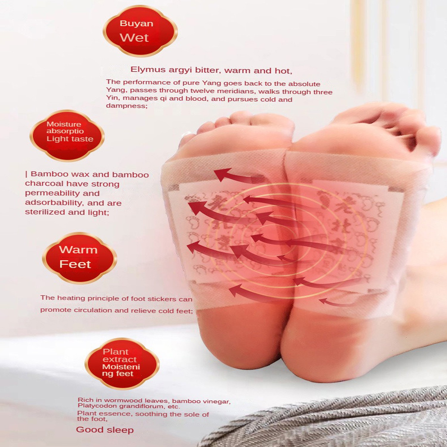 50 szt. Podkładek + 50 szt. Pl – Detox Foot Patch recenzja i cena